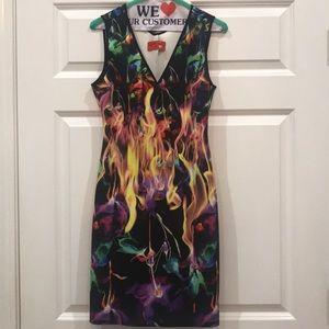 Clover Canyon V Neck Scuba Dress